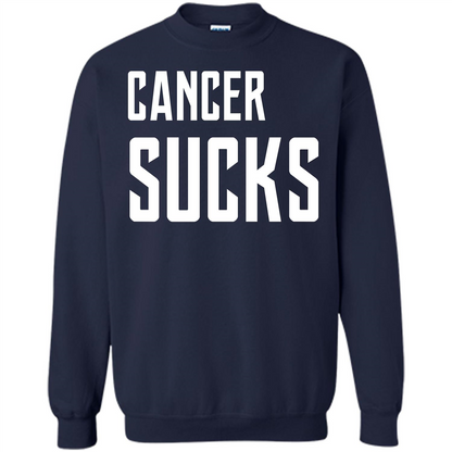 Cancer Sucks T-shirt Navy