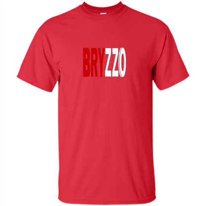 Bryzzo Bryant and Rizzo Funny Baseball T-shirt Red