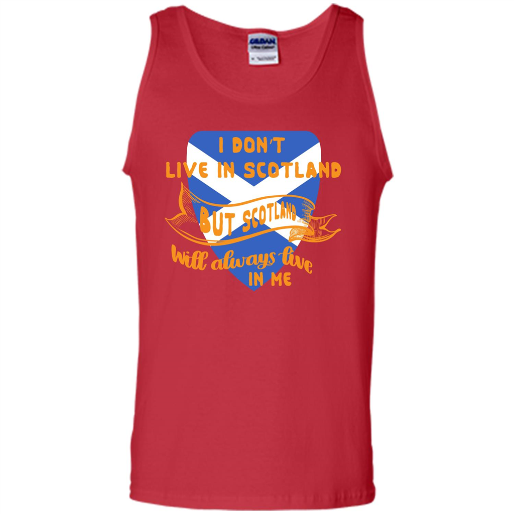 Scotland T-shirt Will Always Live In Me Red