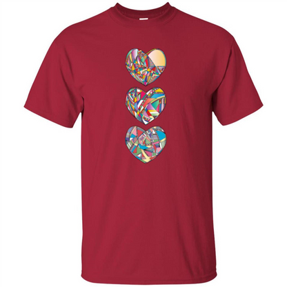 Hearts T-shirt Cardinal