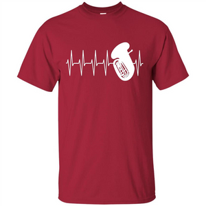 Heartbeat Tube Sousaphone T-shirt