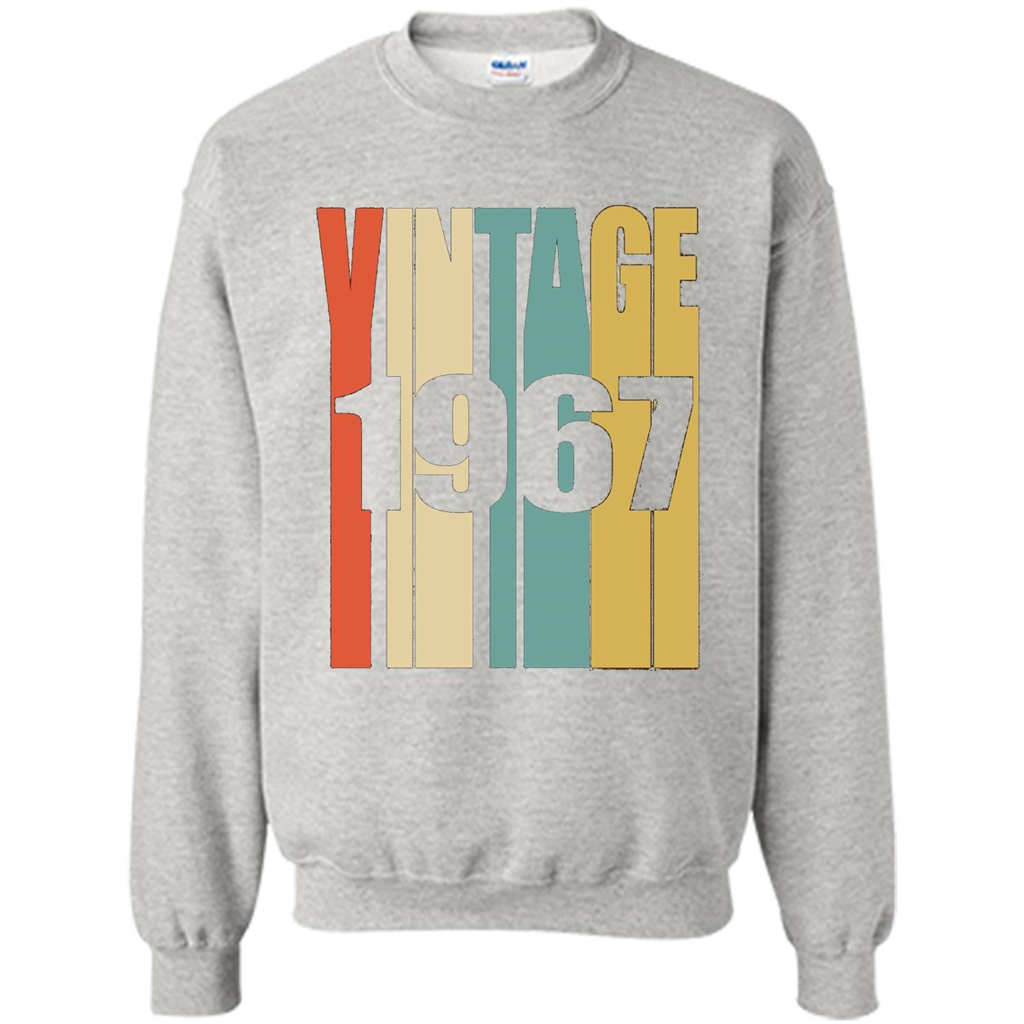 Retro Vintage 1967 T-shirt 50th Birthday T-shirt Ash