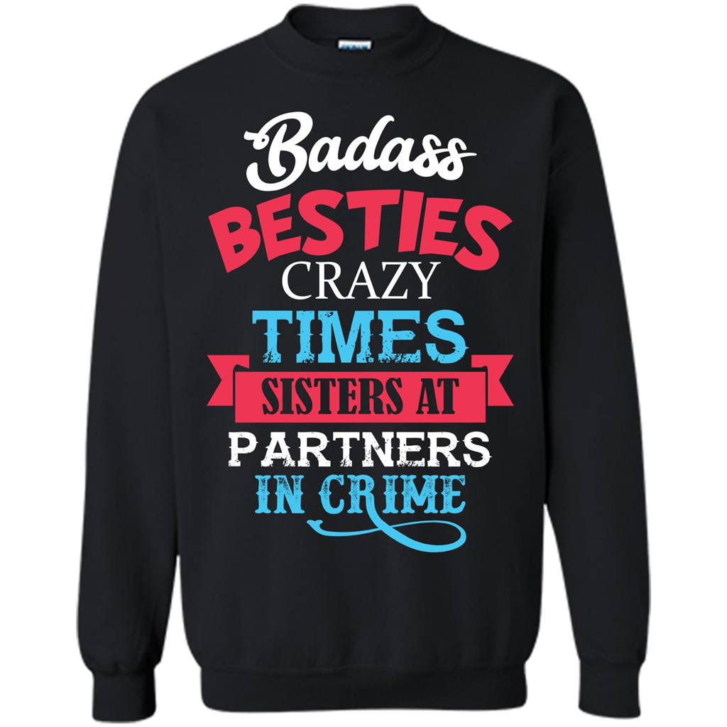 Family T-shirt Sisters Partners In Crime T-shirt Black