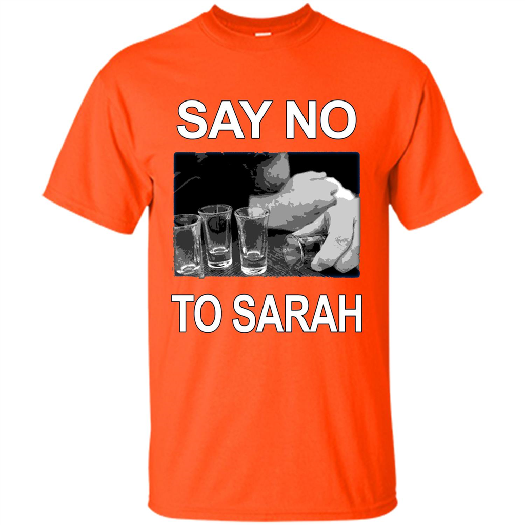 Say No To Sarah T-shirt Orange
