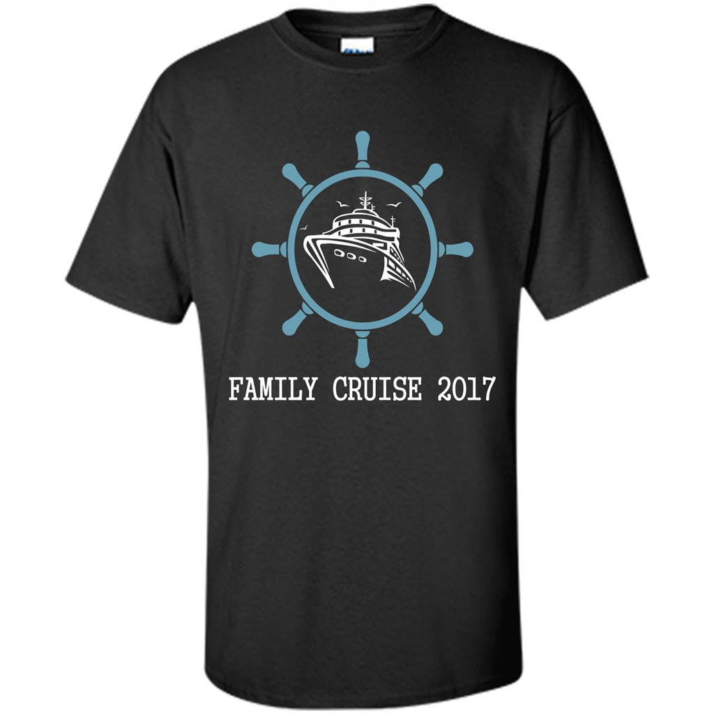 Family T-shirt Family Cruise 2017 Black