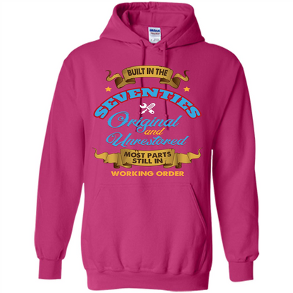 Built in 70s Original and Unrestored Most Parts Still In Working Order T-shirt Heliconia