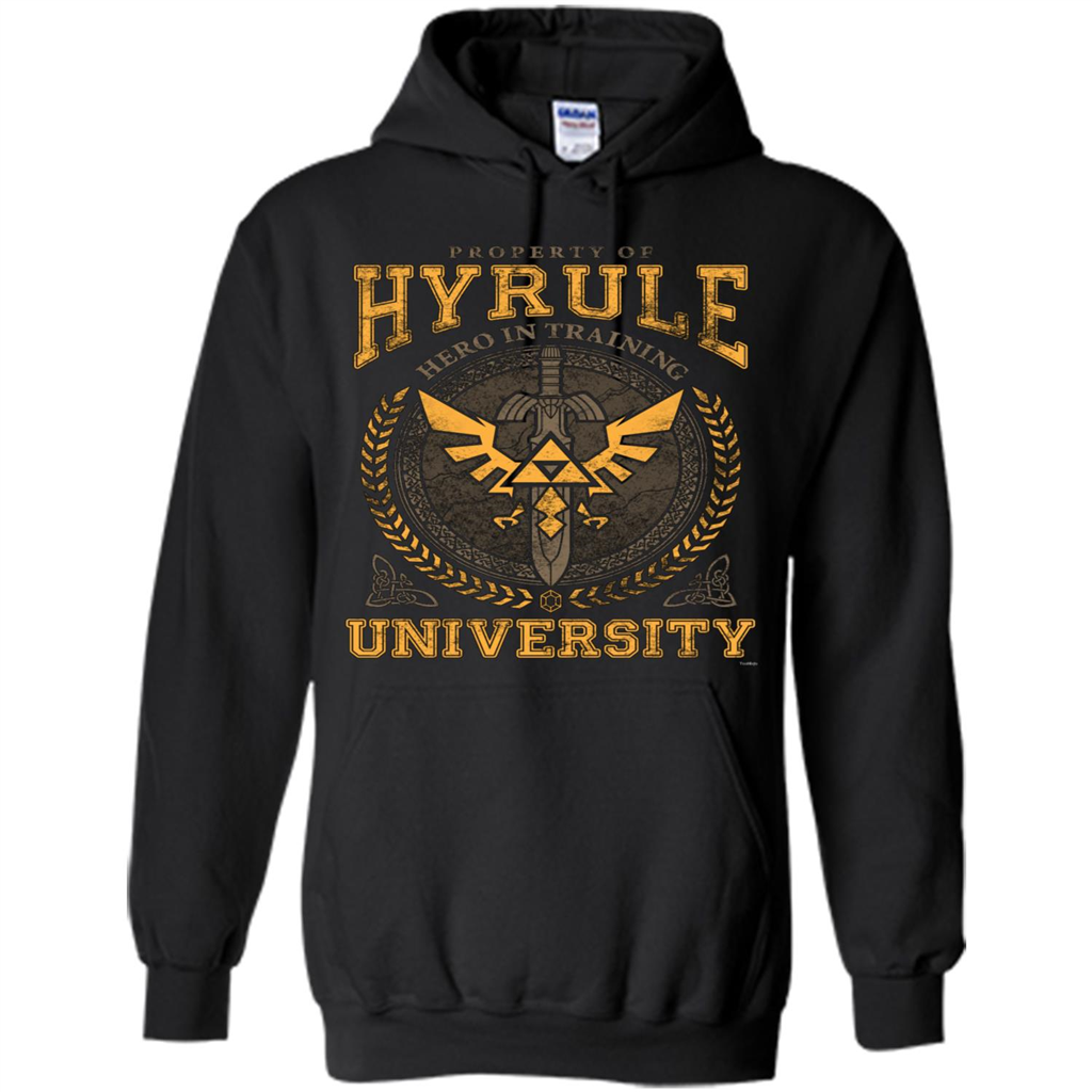 Property Of Hyrule Hero In Training Unicersity T-shirt Black