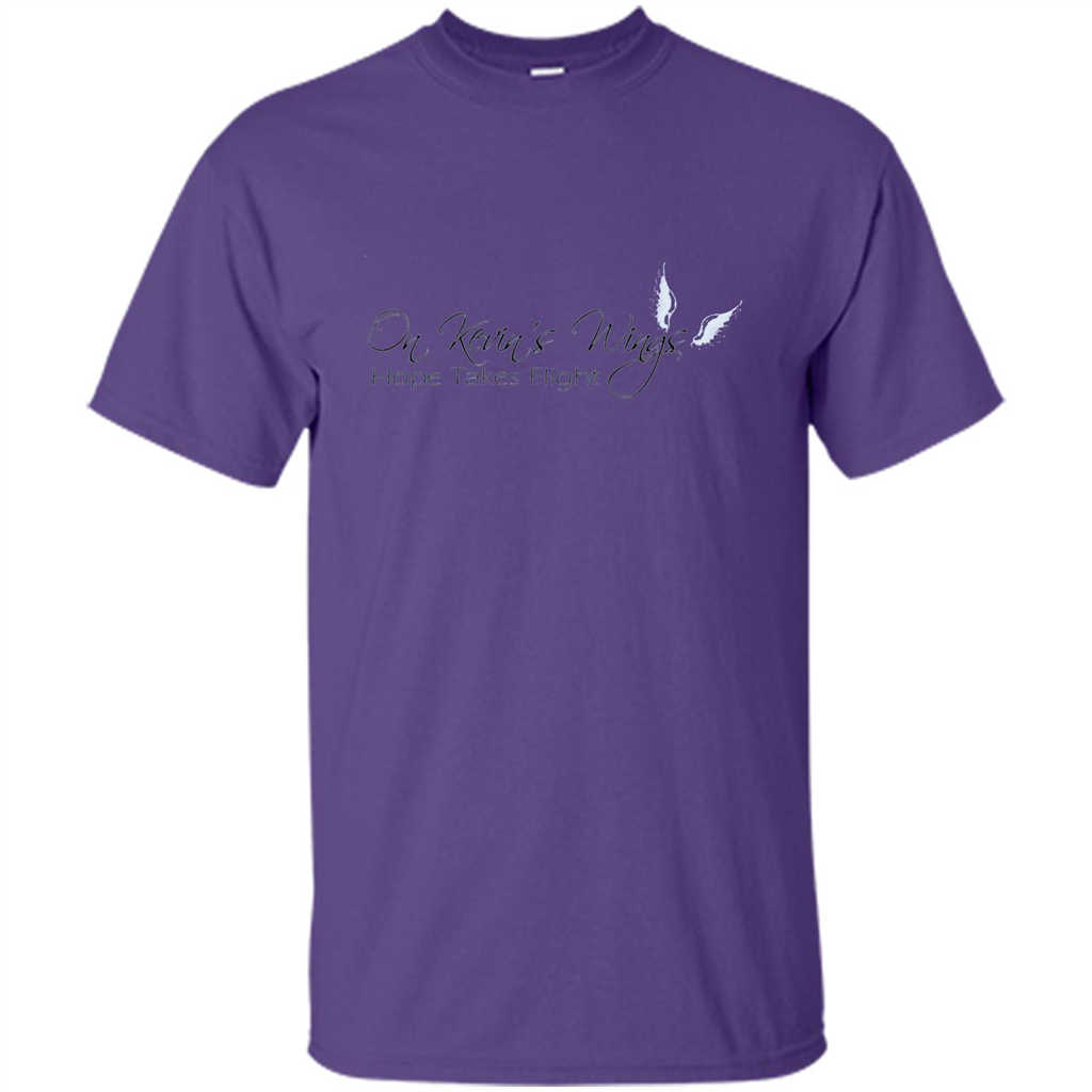 On Kevin's Wings T-shirt Hope Takes Flight Purple