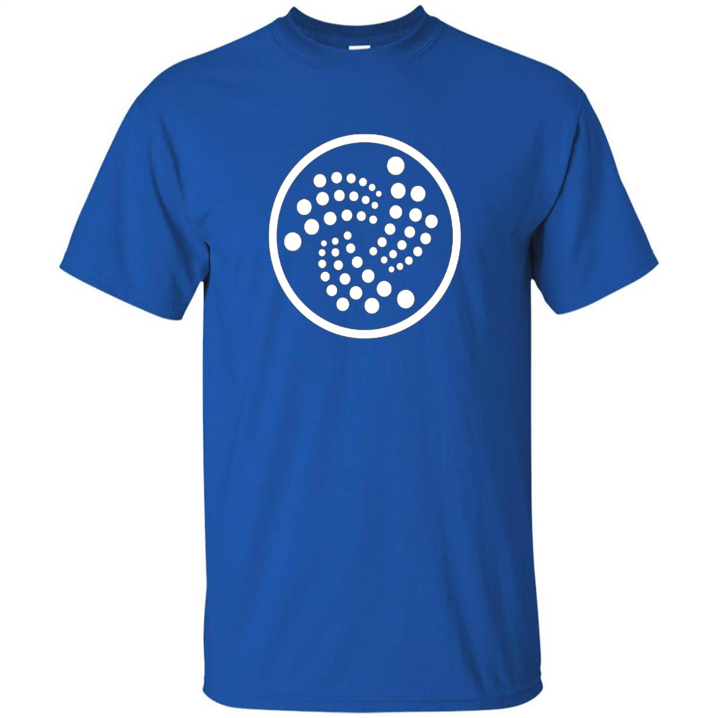 Iota T-Shirt - MIOTA Cryptocurrency Blockchain Token T-shirt Royal