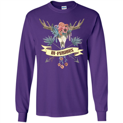Be Furious T-shirt Purple