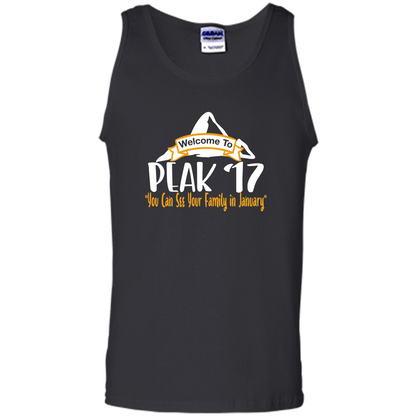 Welcome To Peak 17 You Can See Your Family in January T-shirt Black