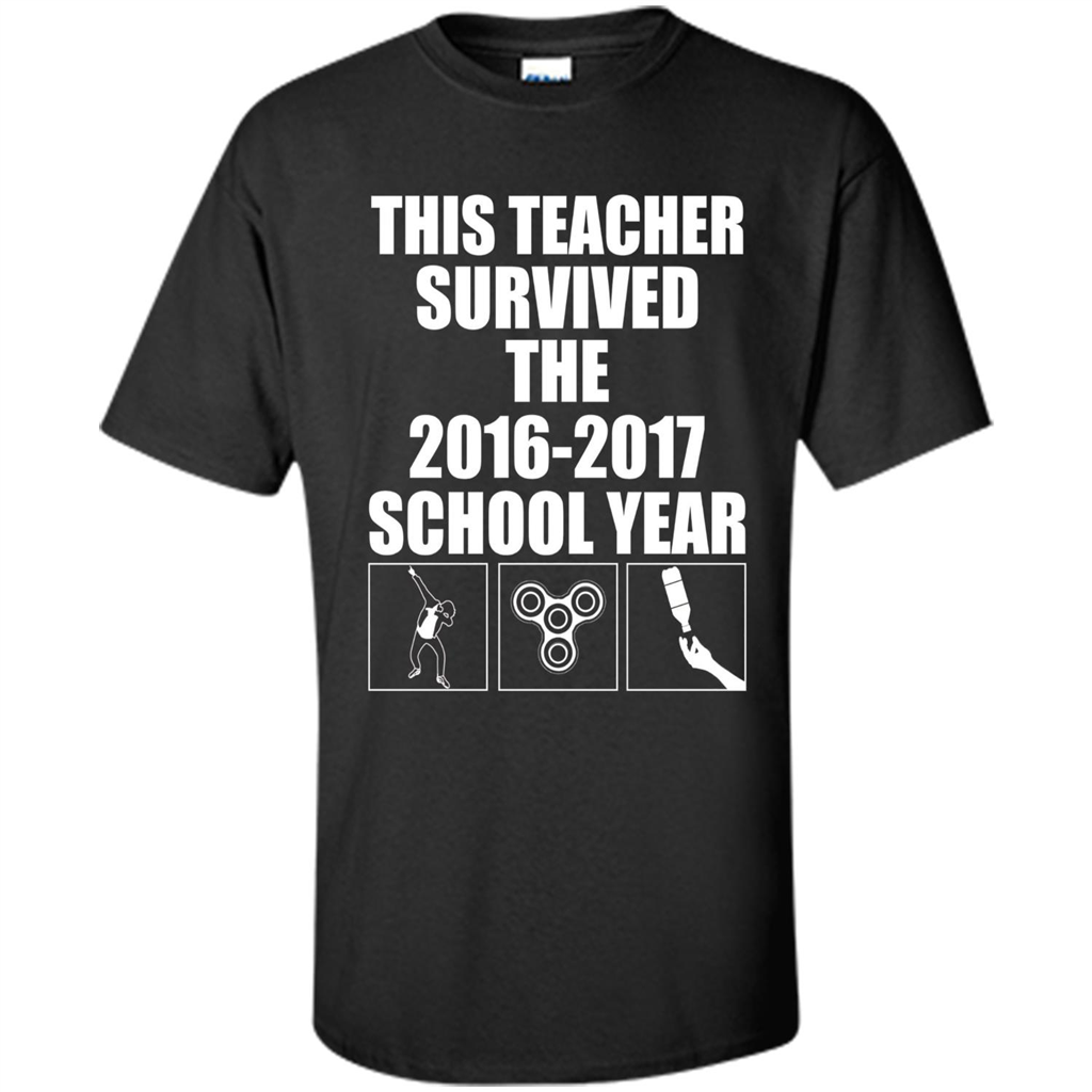 Teacher T-shirt This Teacher Survived The 2016-2017 School Year