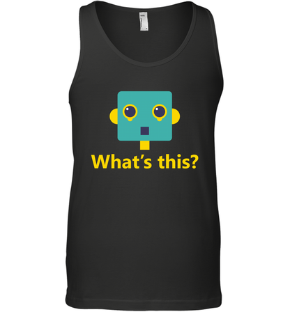 What's This Funny Robot Shirt Tank Top Tank Top Black
