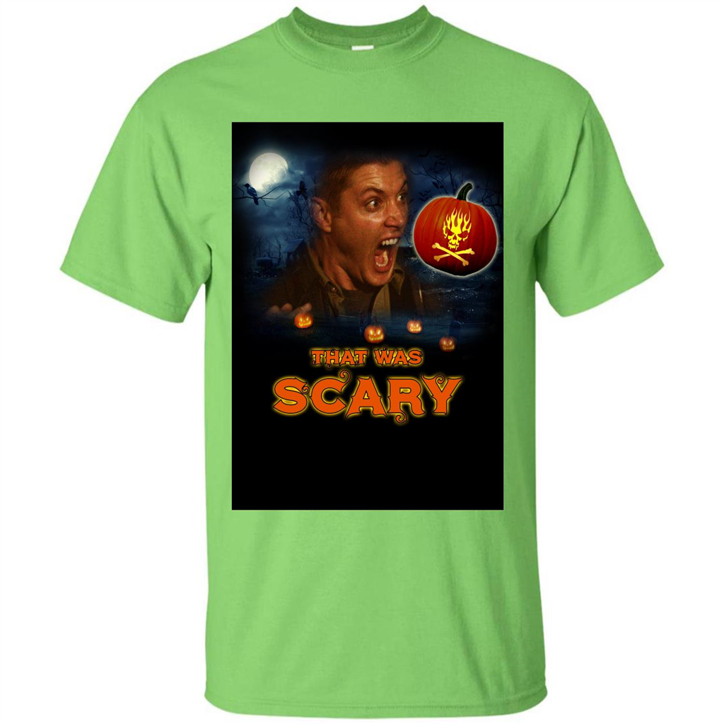 Halloween T-shirt That Was Scary T-shirt Lime