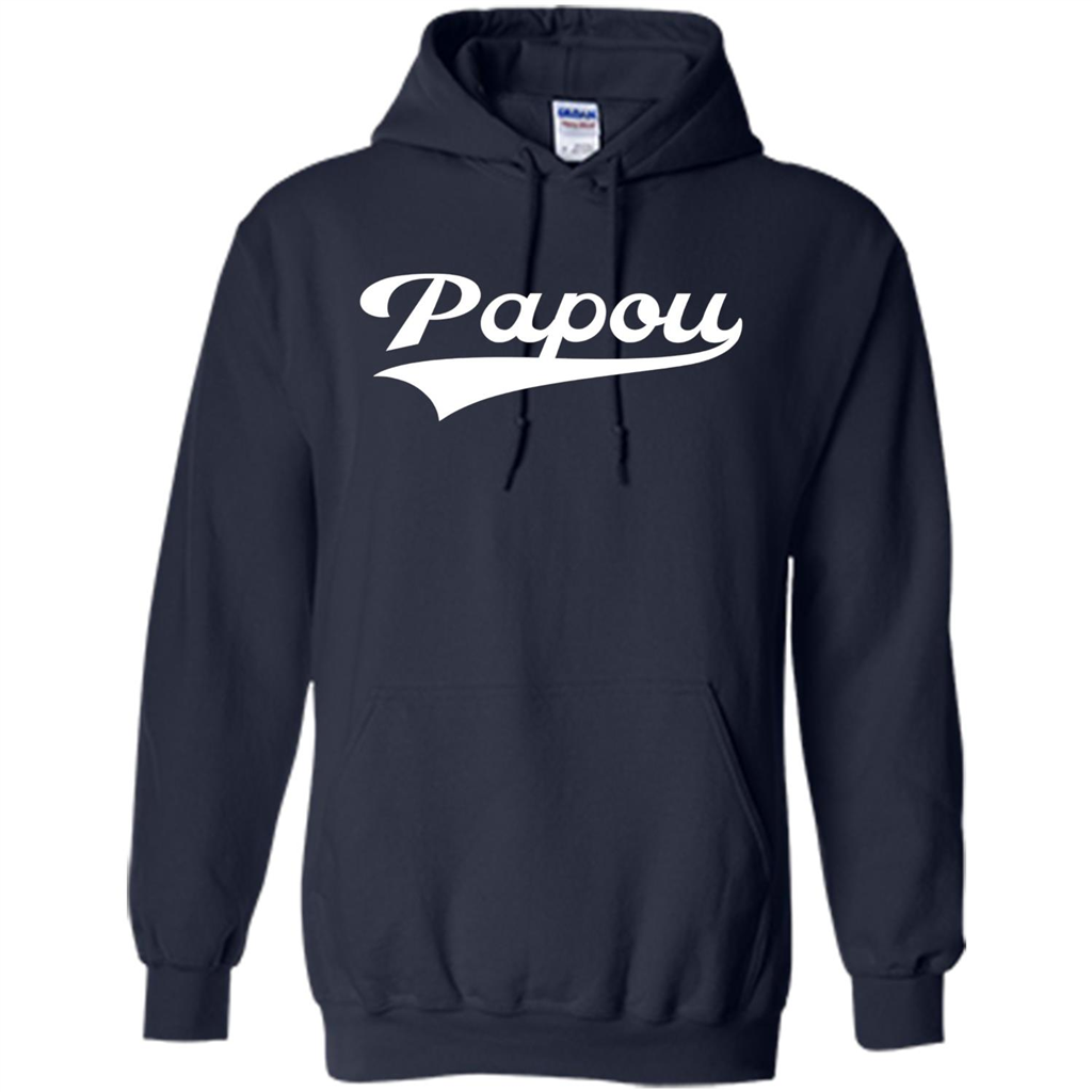 Fathers Day T-shirt Papou Navy