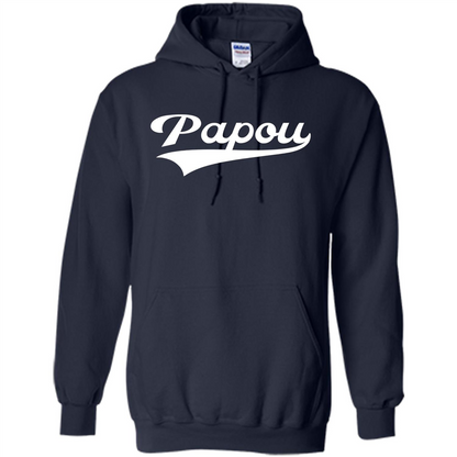 Fathers Day T-shirt Papou Navy