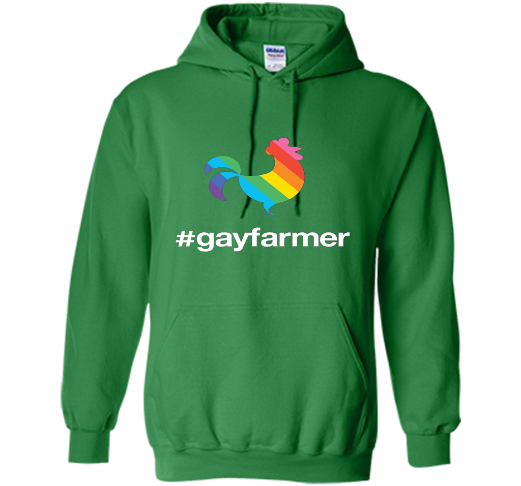 Hashtag Gay Farmer Pride Chicken T-Shirt t-shirt Irish Green