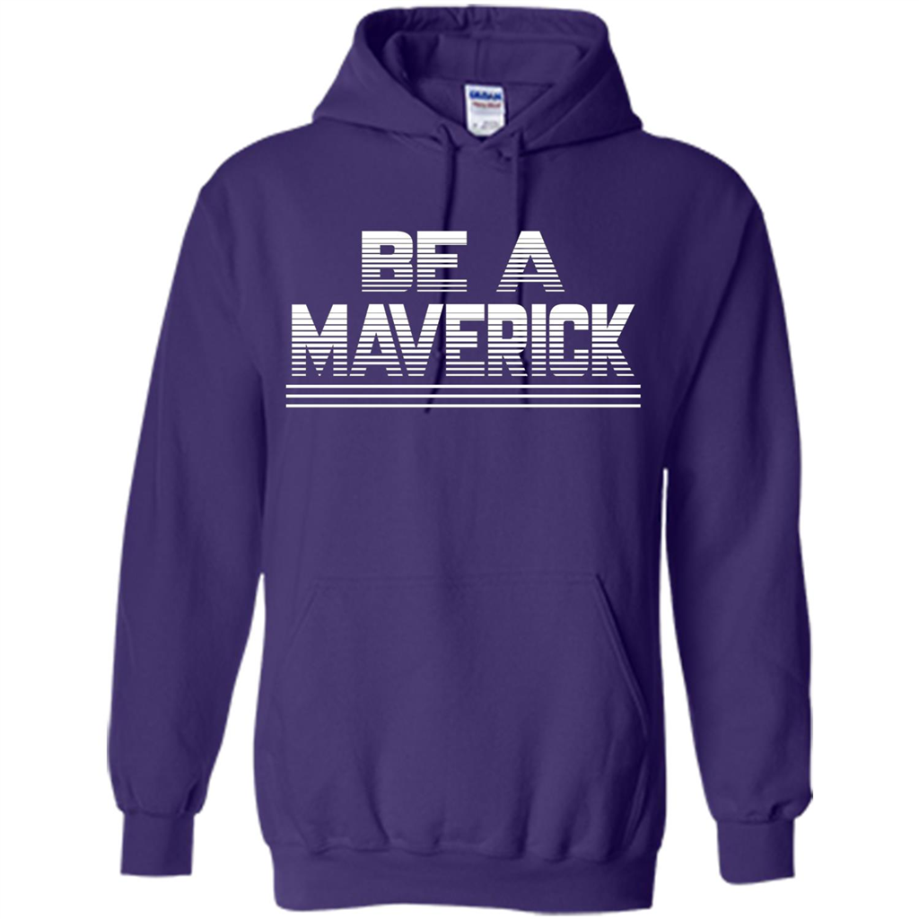 Funny Be A Maverick T-Shirt Purple