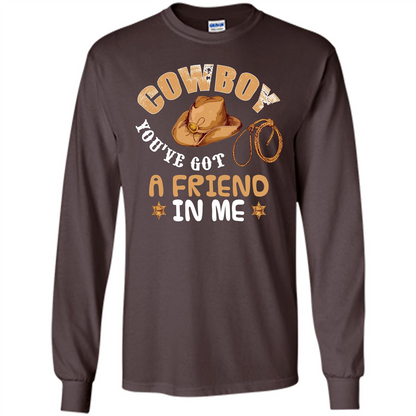 Cowboy You've Got a Friend in Me T-shirt Dark Chocolate