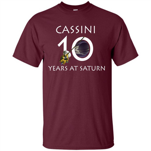 Cassini Grand Finale T-shirt Cassini 10 Years At Saturn T-shirt