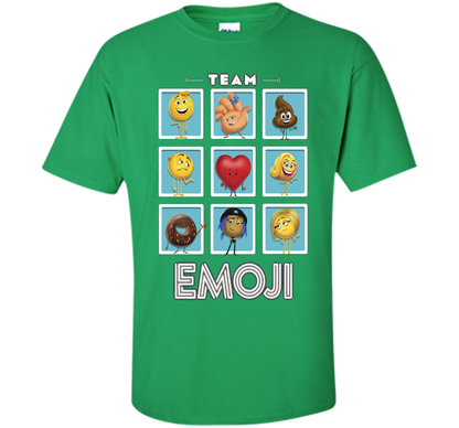 The Emoji Movie Team Emoji Panels Graphic T-Shirt shirt Irish Green