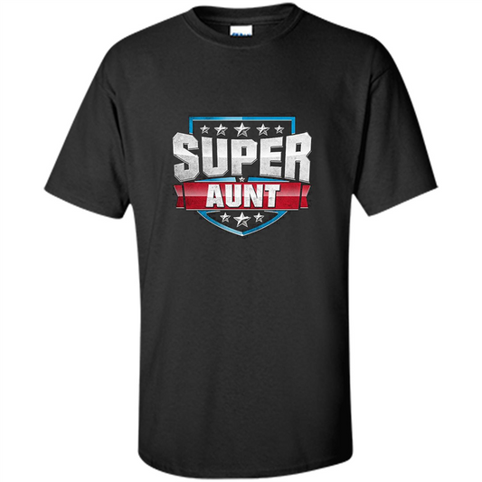 Super Aunt T-shirt Black