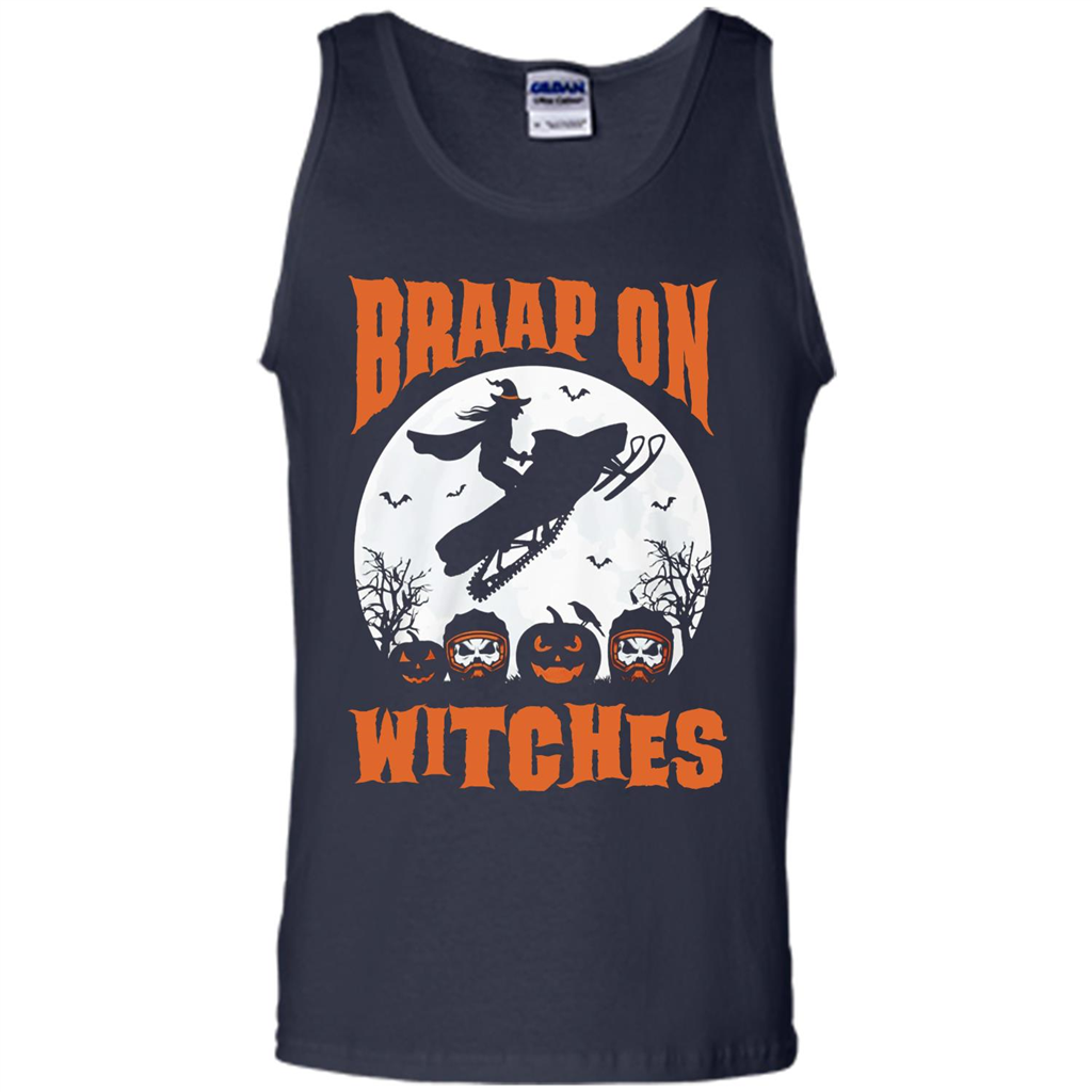 Halloween T-shirt Braap On Witches T-shirt Navy