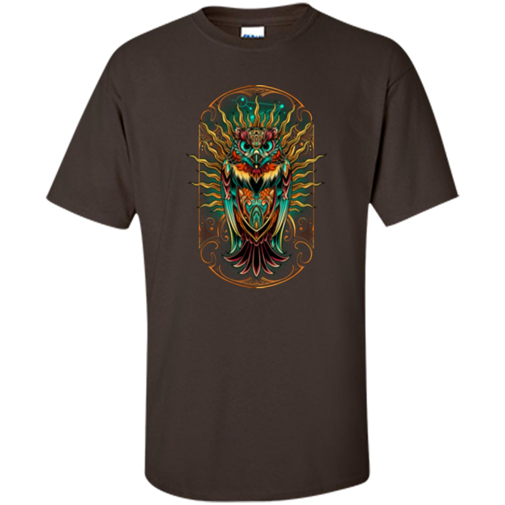 Owl Keeper T-shirt Dark Chocolate