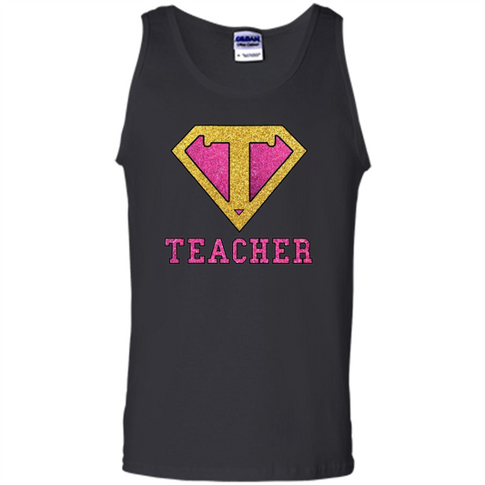 Super Hero Teacher T-shirt Black