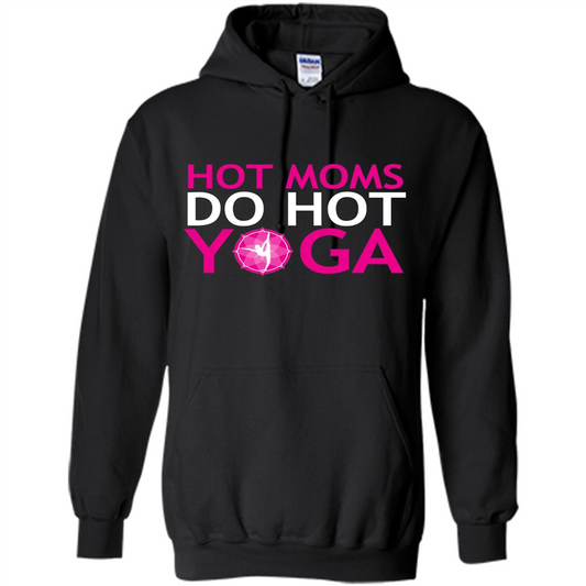 Hot Moms Do Hot Yoga T-shirt Black