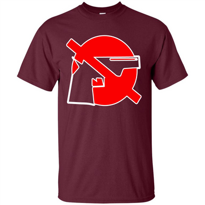 Gun T-shirt Stop Gun T-shirt Maroon