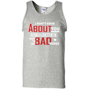 Lifestyle T-shirt Want To Say Bad Words