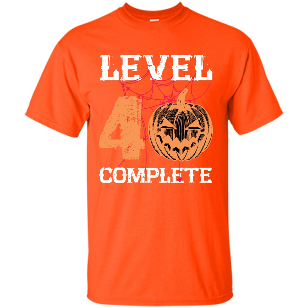Halloween T-shirt Level 40 Complete Orange