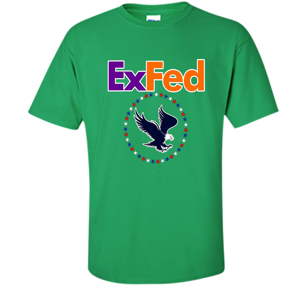 Funny Retired Federal Government Worker EX FED T-shirt t-shirt Irish Green