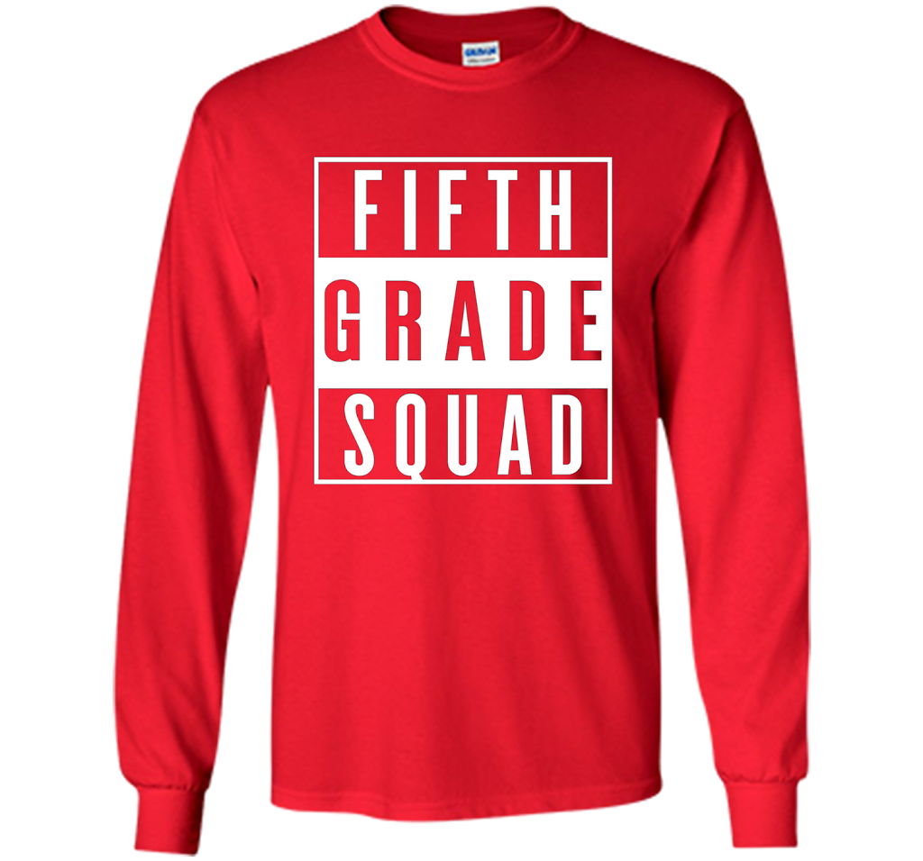 Fifth Grade Squad T-shirt Red