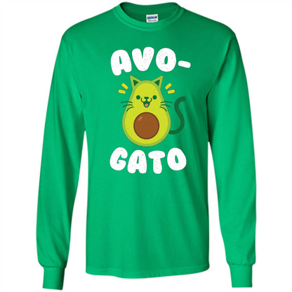 Avogato - Avocado Cat - Funny Avocado T-shirt Irish Green