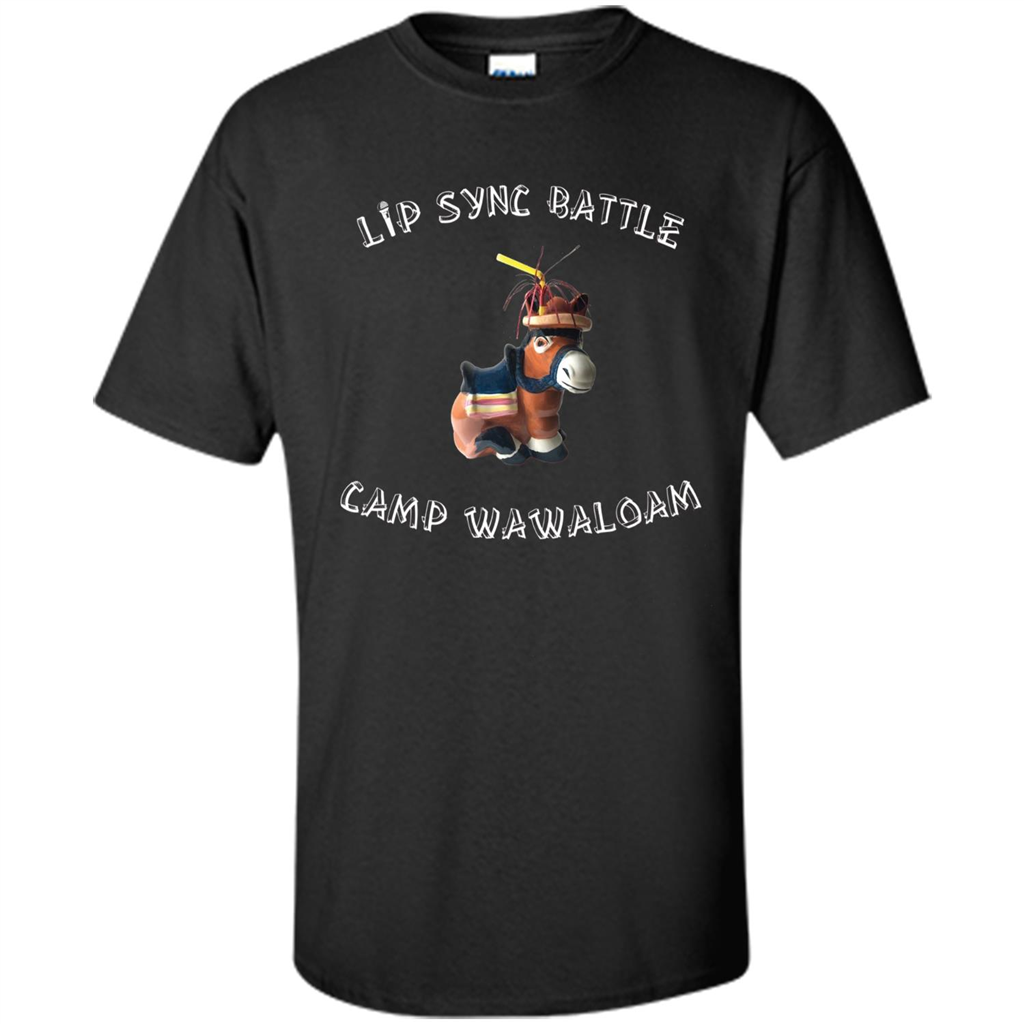 Lip Sync Camp T-shirt Camp Wawaloam Black