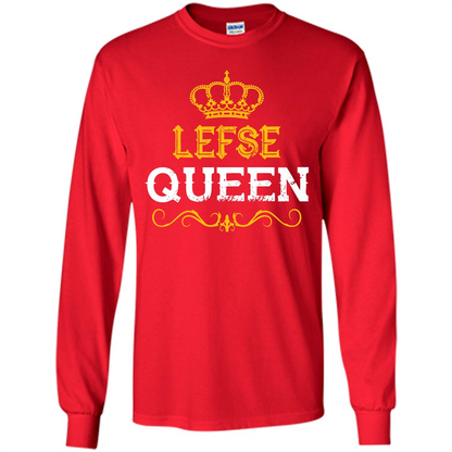 Norsland T-shirt Lefse Queen T-shirt Red