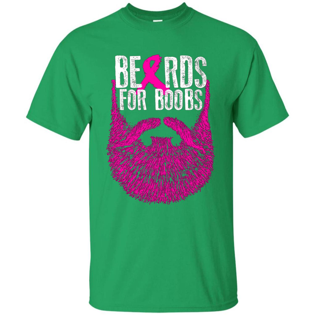 Beards For Boobs T-shirt Irish Green