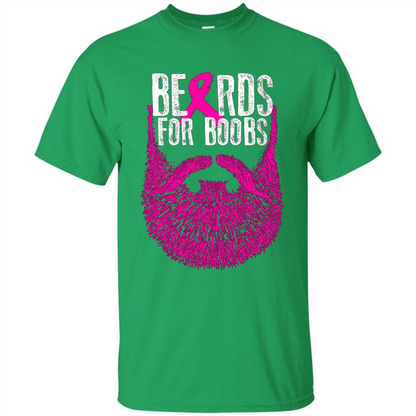 Beards For Boobs T-shirt Irish Green