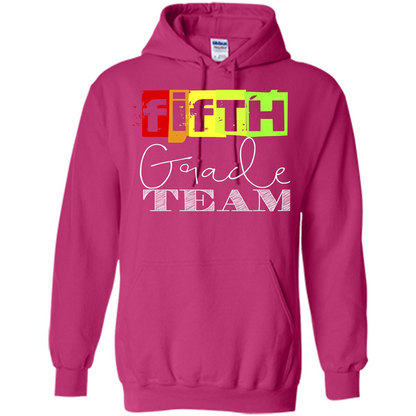 Fifth Grade Team T-shirt School Day T-shirt Heliconia