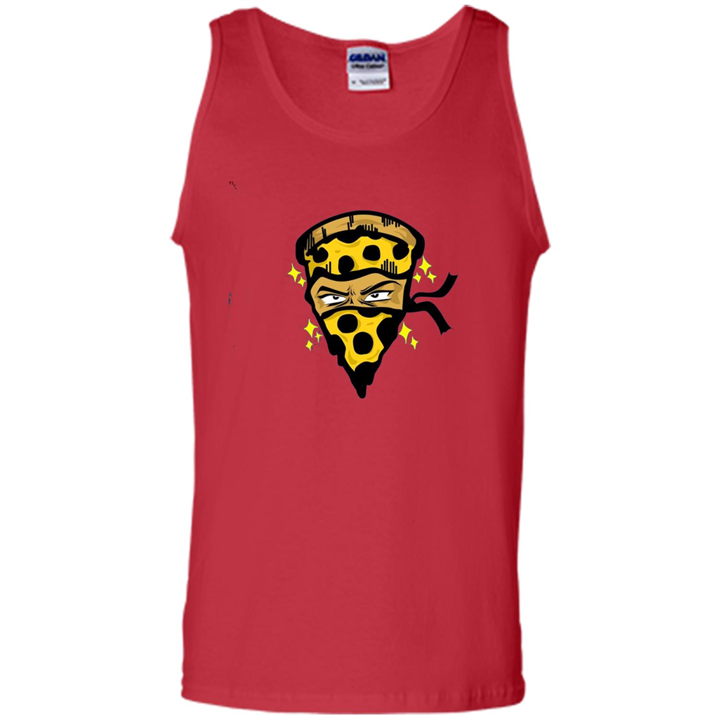 Pizza Warrior Funny Foodie Food Lover T-shirt Red