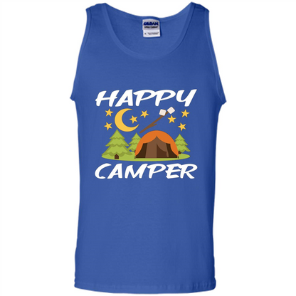 Happy Camper T-shirtt - Outdoor Night Sky Royal