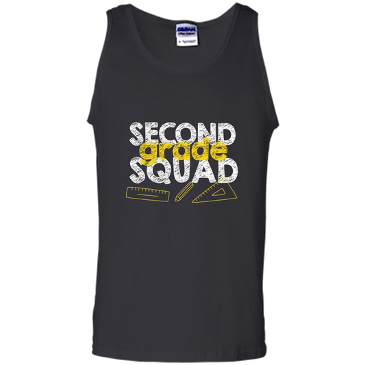 Second Grade Squad T-shirt Students Back To School T-shirt Black