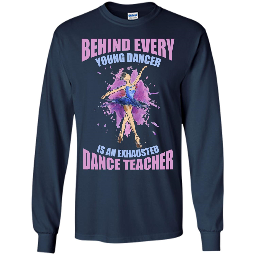 Dancer T-shirt Behind Every Young Dancer Navy