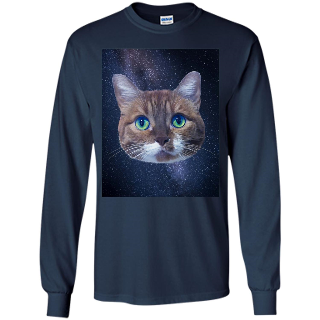 Galaxy Cat T-shirt Navy