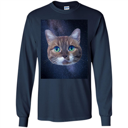 Galaxy Cat T-shirt Navy
