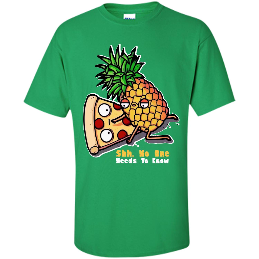 Pizza. Shh, No One Needs To Know T-shirt Irish Green