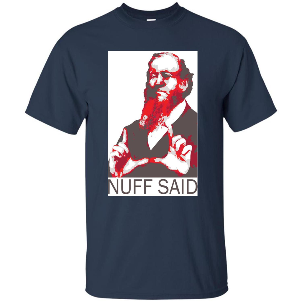 True Fan T-shirt Nuff Said Navy