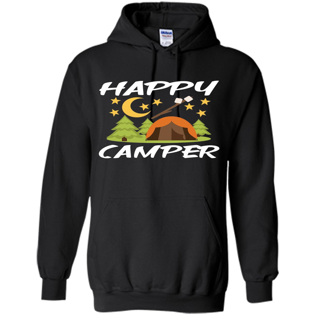 Happy Camper T-shirtt - Outdoor Night Sky